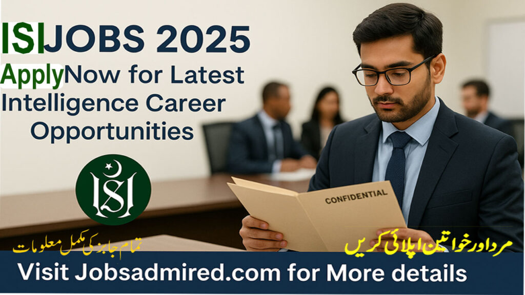 ISI Jobs 2025 | Apply Online Through National Jobs Portal