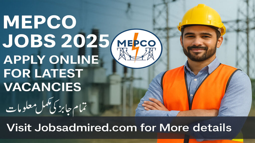 MEPCO Jobs 2025 | Apply Online for Multan Electric Power Company
