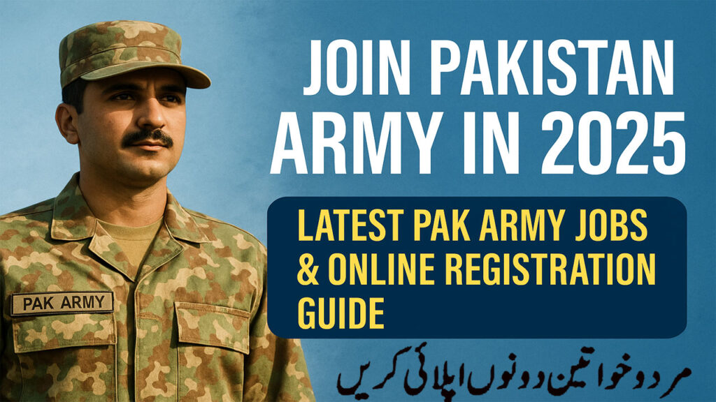 PAK Army Jobs 2025 | Apply Online to Join Pak Army as Soldier and Officers