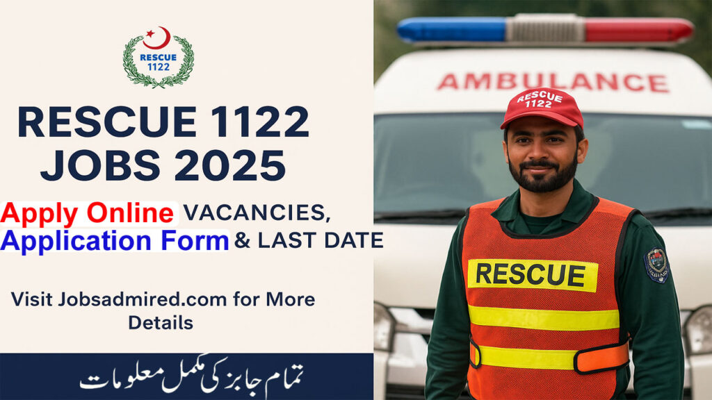 Rescue 1122 Jobs 2025 | Apply Online